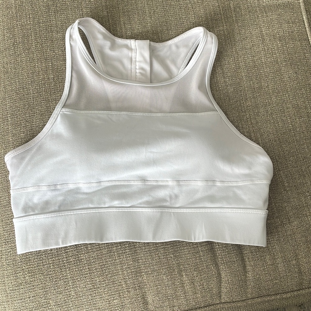 Zyia active women’s white all star bra size L